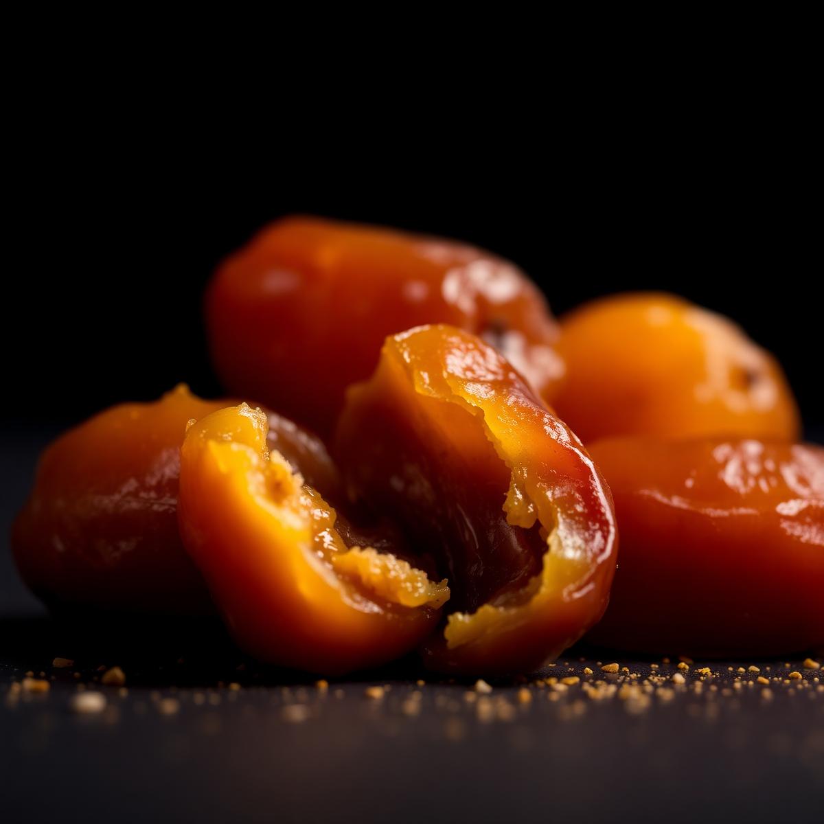 Sliced Medjool dates